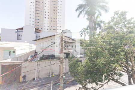 Vista da Sala e Cozinha de apartamento à venda com 2 quartos, 53m² em Vila Guiomar, Santo André