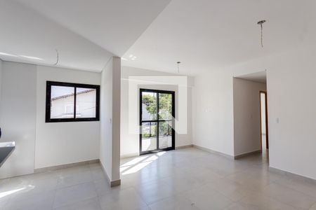 Sala e Cozinha de apartamento para alugar com 2 quartos, 53m² em Vila Guiomar, Santo André