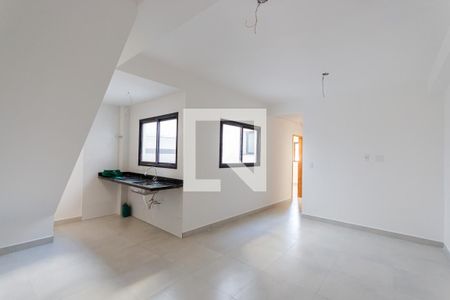 Sala e Cozinha de apartamento à venda com 2 quartos, 116m² em Vila Guiomar, Santo André