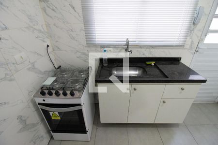 Detalhe da Sala/Cozinha de casa de condomínio para alugar com 1 quarto, 30m² em Vila Paulista, Guarulhos