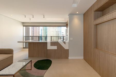 Sala de apartamento à venda com 1 quarto, 56m² em Itaim Bibi, São Paulo