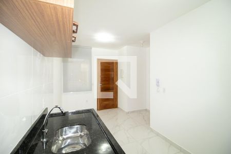 Sala cozinha e tanque de kitnet/studio para alugar com 1 quarto, 27m² em Vila Constança, São Paulo