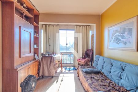 Sala de apartamento à venda com 1 quarto, 48m² em Cristal, Porto Alegre