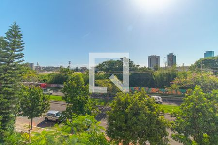 Vista da Sala de apartamento à venda com 1 quarto, 48m² em Cristal, Porto Alegre