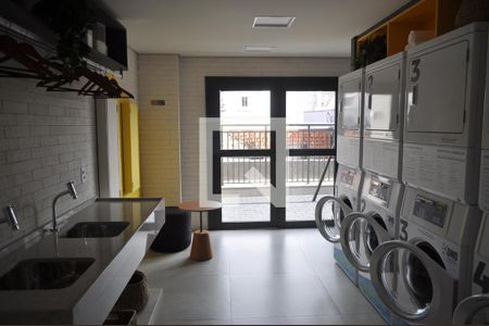 Studio à venda com 26m², 1 quarto e sem vagaLavanderia