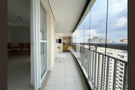 Varanda da Sala  de apartamento para alugar com 3 quartos, 142m² em Vila Mascote, São Paulo