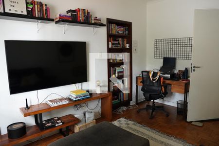 Sala de TV de apartamento para alugar com 4 quartos, 130m² em Jardim Paulista, São Paulo