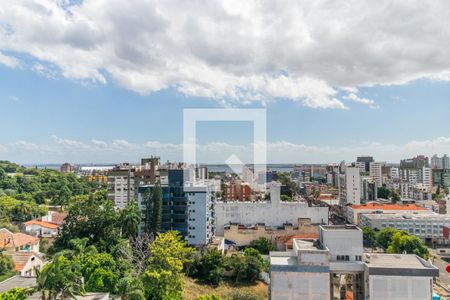 Vista da Sala de apartamento à venda com 2 quartos, 70m² em Menino Deus, Porto Alegre