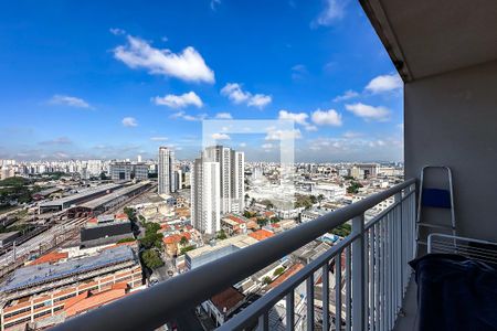 Varanda da Sala de apartamento à venda com 1 quarto, 30m² em Belenzinho, São Paulo