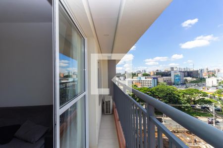 varanda Sala de apartamento para alugar com 1 quarto, 32m² em Vila Mariana, São Paulo