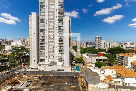 Vista  Sala de apartamento para alugar com 1 quarto, 32m² em Vila Mariana, São Paulo