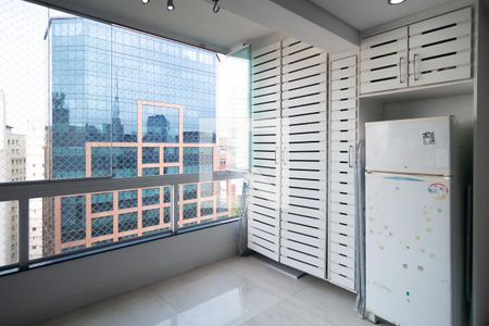 Varanda da Sala de apartamento à venda com 4 quartos, 177m² em Bela Vista, São Paulo