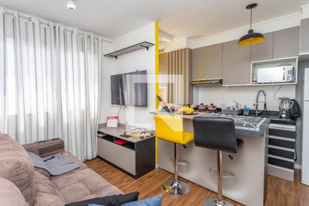 Sala de apartamento à venda com 2 quartos, 47m² em Piraporinha, Diadema