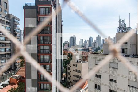 Vista da varanda de apartamento para alugar com 1 quarto, 24m² em Vila Mariana, São Paulo