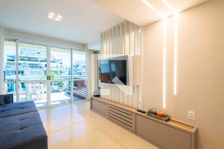 Sala de apartamento à venda com 2 quartos, 115m² em Barra da Tijuca, Rio de Janeiro