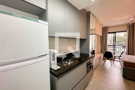 Studio para alugar com 25m², 1 quarto e sem vagaCozinha