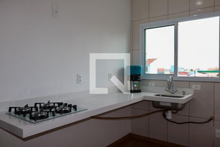 Cozinha de apartamento para alugar com 2 quartos, 45m² em Santa Maria, Santo André