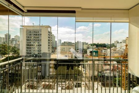 Varanda  de apartamento para alugar com 1 quarto, 34m² em Vila Clementino, São Paulo