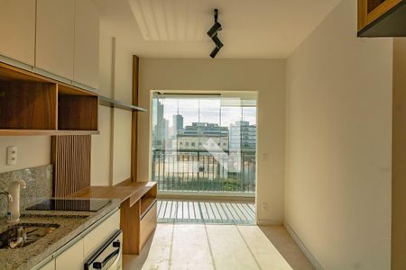 Sala/Cozinha de apartamento para alugar com 1 quarto, 34m² em Vila Clementino, São Paulo