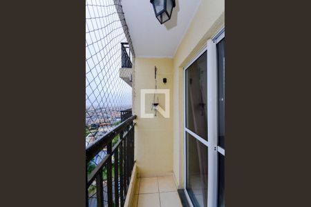 Varanda da Sala de apartamento para alugar com 3 quartos, 59m² em Jardim Albertina, Guarulhos