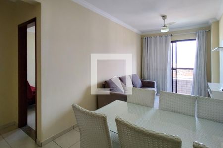 Sala de apartamento para alugar com 1 quarto, 61m² em Caiçara, Praia Grande