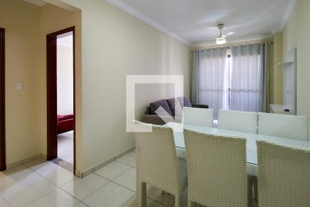 Sala de apartamento para alugar com 1 quarto, 61m² em Caiçara, Praia Grande