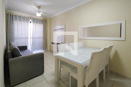 Sala de apartamento para alugar com 1 quarto, 61m² em Caiçara, Praia Grande