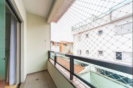 Varanda da Sala de apartamento à venda com 3 quartos, 104m² em Vila Alzira, Santo André