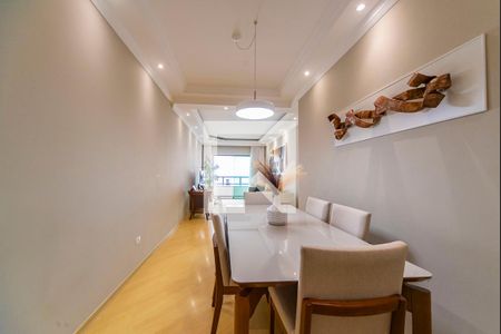 Sala de apartamento à venda com 3 quartos, 104m² em Vila Alzira, Santo André