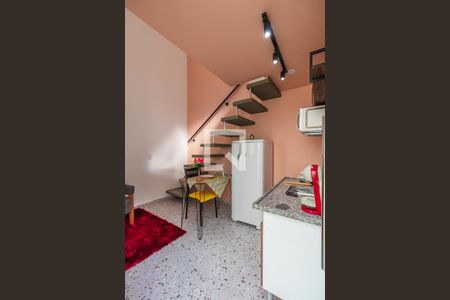 Sala/Cozinha de apartamento para alugar com 1 quarto, 20m² em Vila do Conde, Barueri