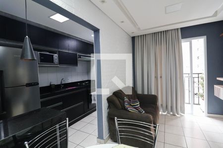 Sala de apartamento para alugar com 2 quartos, 53m² em Residencial Alexandria, Várzea Paulista