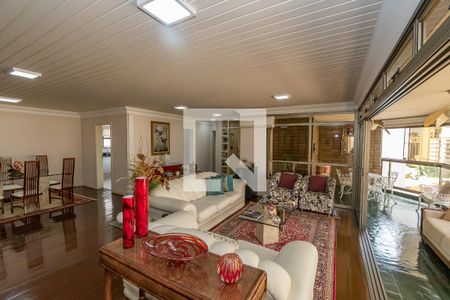 Sala de Estar  de apartamento à venda com 5 quartos, 365m² em Cambuí, Campinas