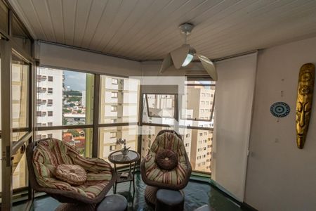 Varanda Sala de TV  de apartamento à venda com 5 quartos, 365m² em Cambuí, Campinas