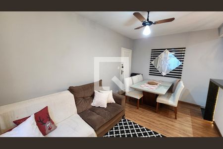 Sala de apartamento para alugar com 2 quartos, 85m² em Vila Matias, Santos