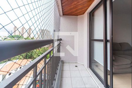 Varanda da Sala de apartamento à venda com 3 quartos, 86m² em Vila Eldízia, Santo André