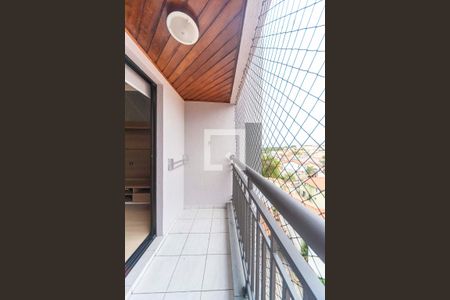 Varanda da Sala de apartamento à venda com 3 quartos, 86m² em Vila Eldízia, Santo André