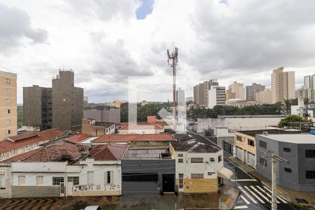 Varanda vista de apartamento à venda com 1 quarto, 48m² em Centro, Campinas