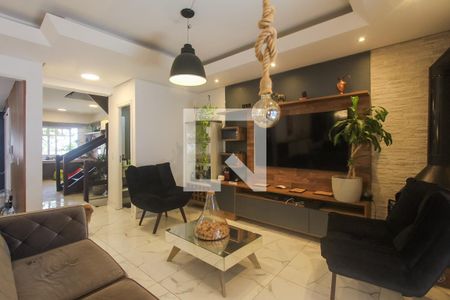 Sala de casa de condomínio à venda com 5 quartos, 257m² em Jardim Carvalho, Porto Alegre