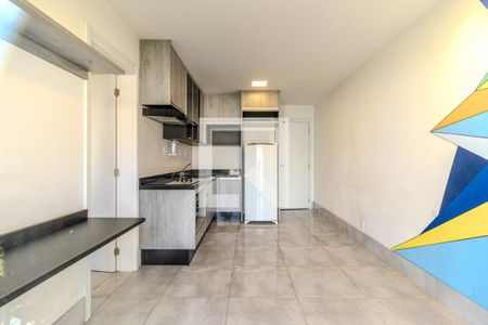 Sala de apartamento para alugar com 1 quarto, 38m² em Campos Elíseos, São Paulo