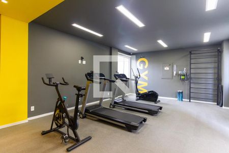 Apartamento para alugar com 24m², 1 quarto e sem vaga Apartamento para alugar com 24m², 1 quarto e sem vagaÁrea comum - Academia