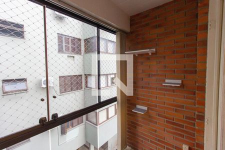 Varanda de apartamento à venda com 1 quarto, 51m² em Morro do Espelho, São Leopoldo