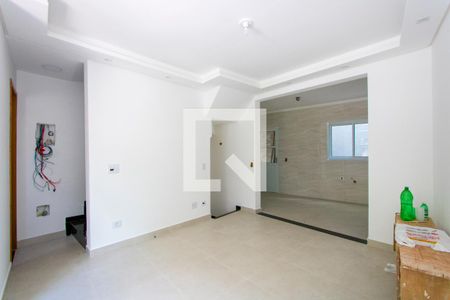 Sala de casa à venda com 2 quartos, 80m² em Vila Tibiriçá, Santo André