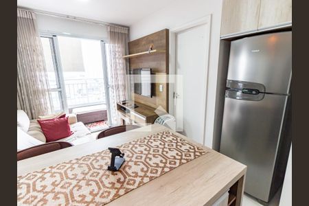 Sala/Cozinha de apartamento à venda com 1 quarto, 37m² em Brás, São Paulo