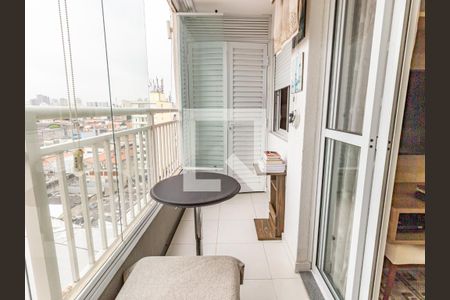 Varanda de apartamento à venda com 1 quarto, 37m² em Brás, São Paulo