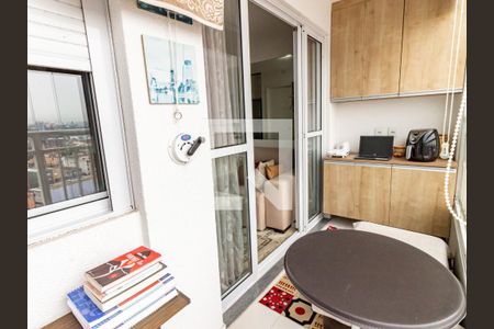 Varanda de apartamento à venda com 1 quarto, 37m² em Brás, São Paulo