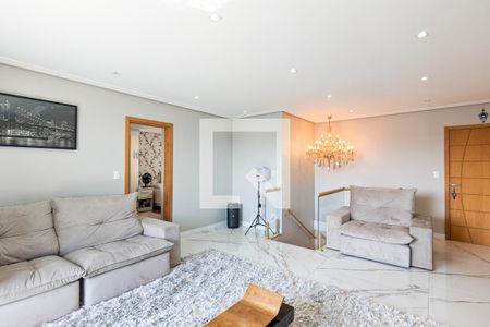 Sala da cobertura de apartamento à venda com 4 quartos, 267m² em Nova Petrópolis, São Bernardo do Campo