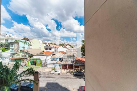 Vista da Sala de apartamento à venda com 2 quartos, 59m² em Vila Alzira, Santo André