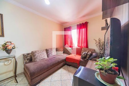 Sala de apartamento à venda com 2 quartos, 59m² em Vila Alzira, Santo André