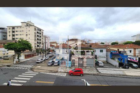 Vista da Sala de apartamento para alugar com 2 quartos, 75m² em Embaré, Santos