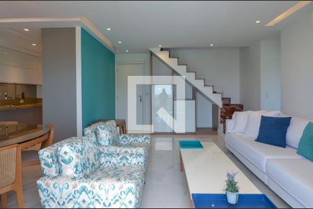 Sala de apartamento para alugar com 3 quartos, 200m² em Barra da Tijuca, Rio de Janeiro